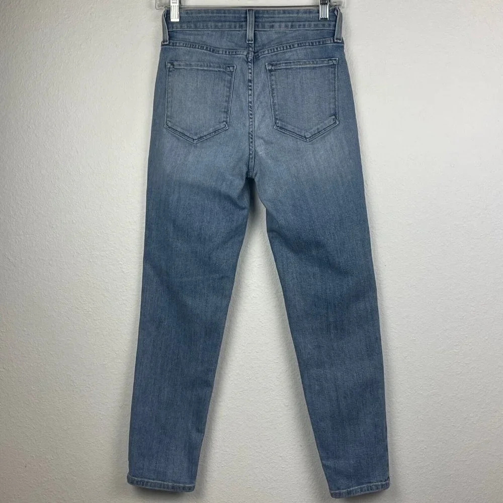 NYDJ Jeans Womens Size 2/27 Mid Rise Slim Leg Stretch Medium Washes Denim Blue - Picture 2 of 9